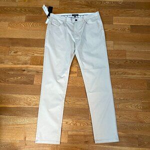 TR Premium Tailored Recreation Golf Pants Tan Chino 34 x 32 Stretch NWT